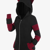 Casaco Feminino Para Inverno Capuz com Orelhinhas - (Promoção de Inverno 2026)