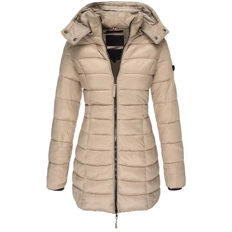 Jaqueta Parka Feminina Puffer Justa ao Corpo - Pantagonia