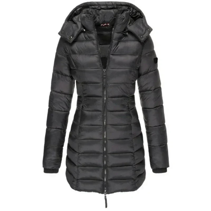 Jaqueta Parka Feminina Puffer Justa ao Corpo - Pantagonia