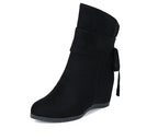 Bota Feminina Laço Camurça