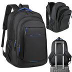 Mochila de Viagem Resistente para Notebook com Compartimento Acolchoado, Impermeável e Múltiplos Bolsos