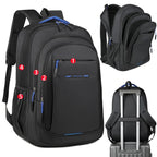 Mochila de Viagem Resistente para Notebook com Compartimento Acolchoado, Impermeável e Múltiplos Bolsos