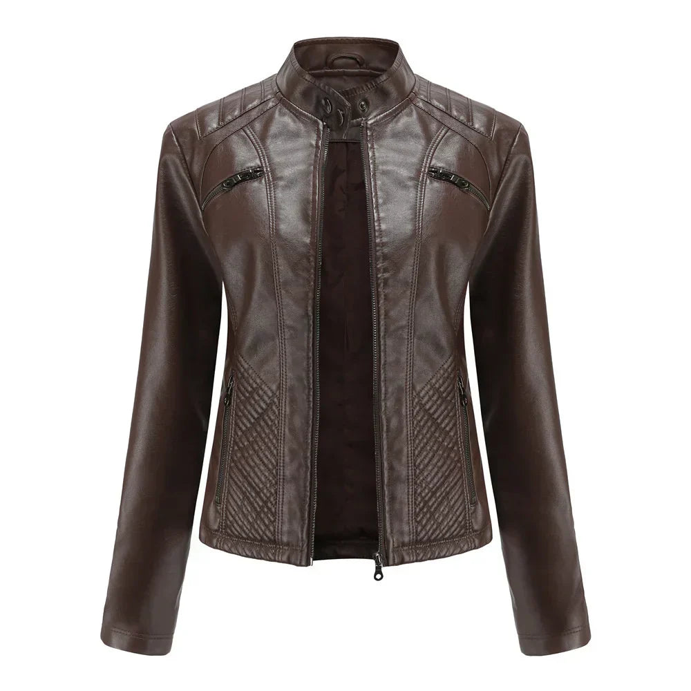 Jaqueta Feminina Casual com Zíper Estilo Streetwear - (Promoção de Inverno 2026)