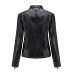 Jaqueta Feminina Estilo Biker com Zíper Luxy - (Promoção de Inverno 2026)