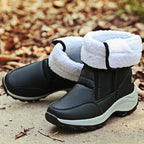 Bota de Inverno Neve Impermeável Coat Turn