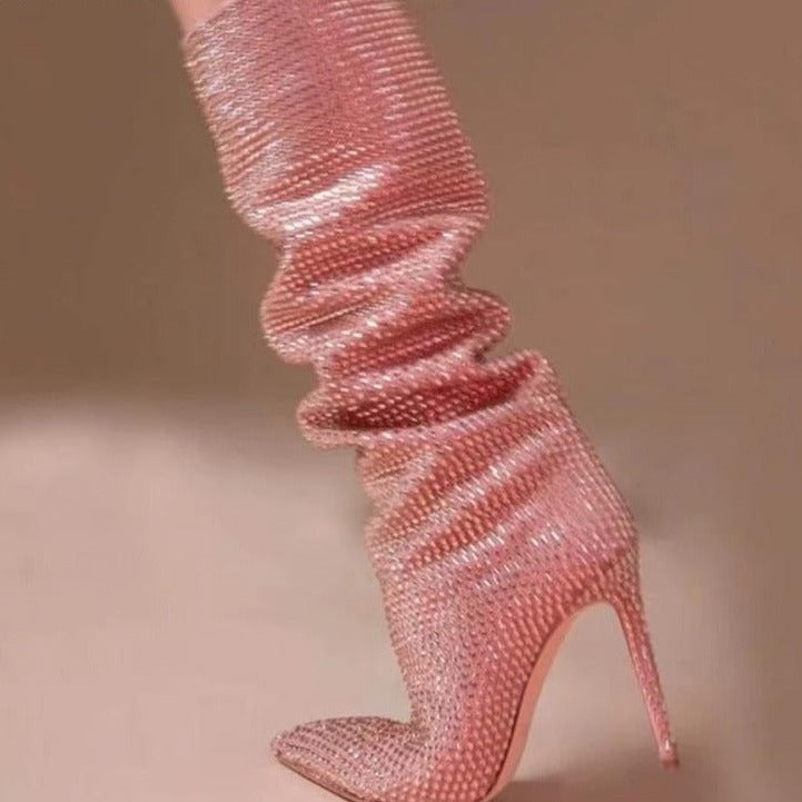 Bota Feminina LuxeGlam Shine