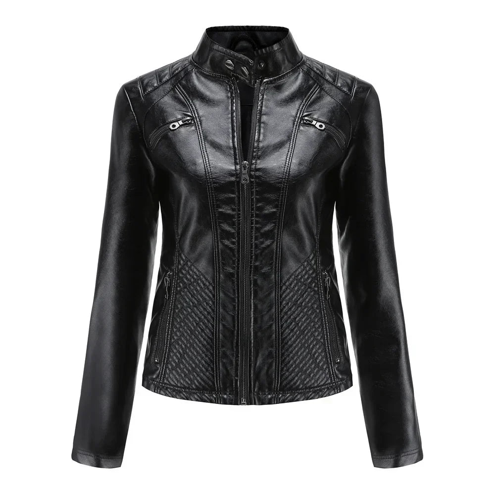 Jaqueta Feminina Casual com Zíper Estilo Streetwear - (Promoção de Inverno 2026)