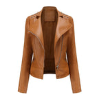 Jaqueta Feminina Fashion Style Estilo Biker com Zíper - (Promoção de Inverno 2026)