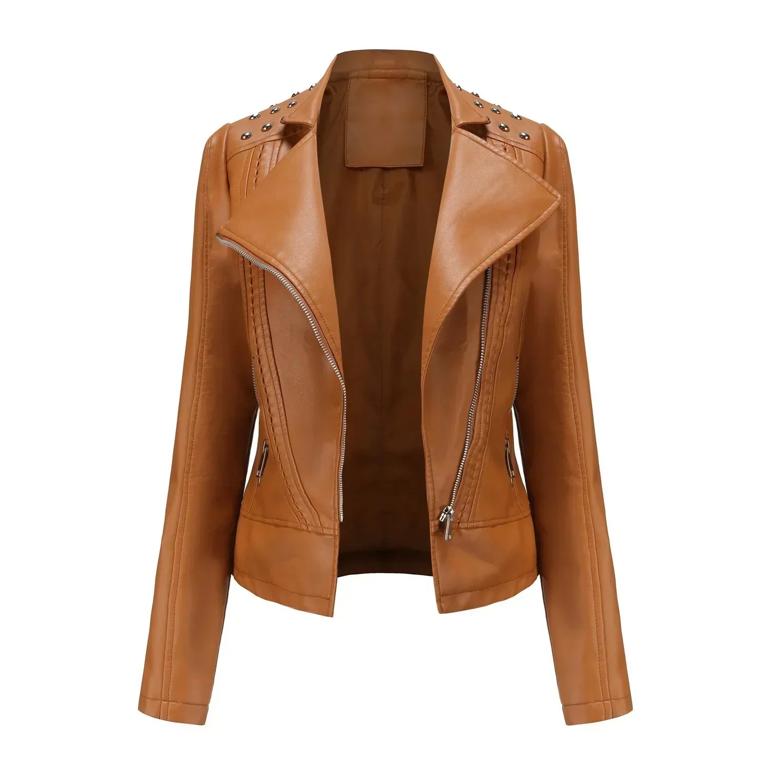 Jaqueta Feminina Fashion Style Estilo Biker com Zíper - (Promoção de Inverno 2026)