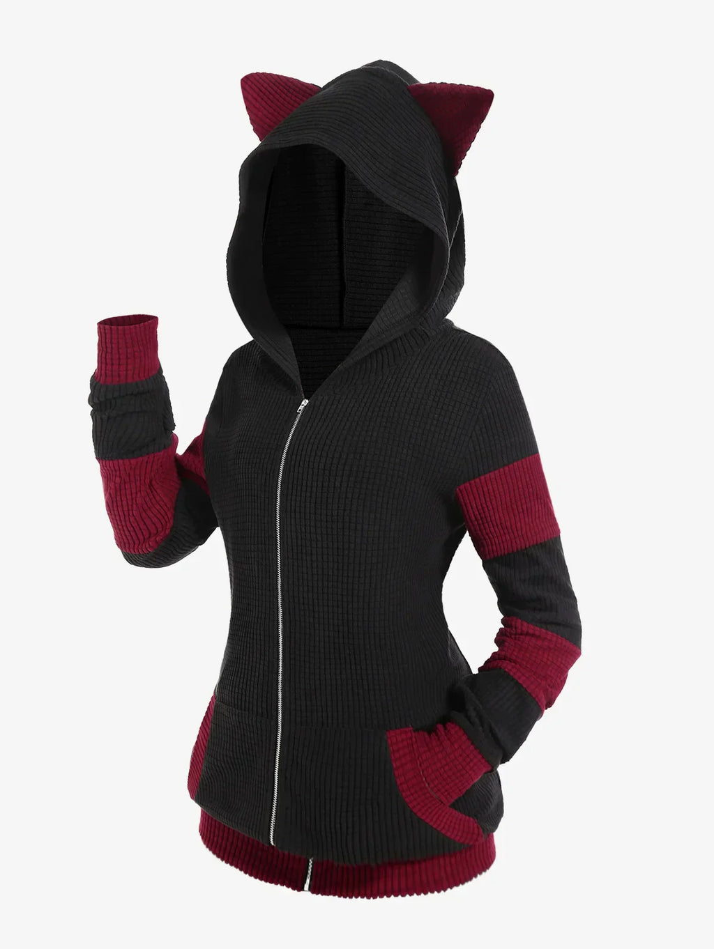 Casaco Feminino Para Inverno Capuz com Orelhinhas - (Promoção de Inverno 2026)