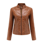 Jaqueta Feminina Estilo Biker com Zíper Luxy - (Promoção de Inverno 2026)