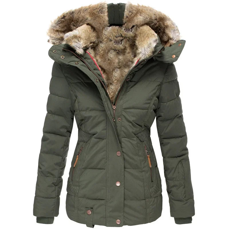 Jaqueta Feminina Puffer Forrada Ashley