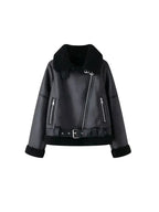 Jaqueta Feminina Para Inverno Estilo Elegante com Detalhe em Cinto