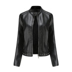 Jaqueta Feminina Estilo Punk Rock com Gola Alta - (Promoção de Inverno 2026)