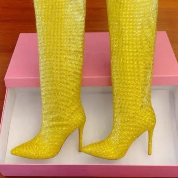 Bota Feminina LuxeGlam Shine