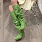 Bota Feminina LuxeGlam Shine