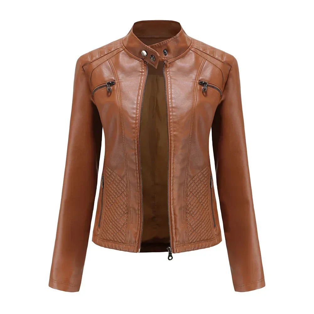 Jaqueta Feminina Casual com Zíper Estilo Streetwear - (Promoção de Inverno 2026)