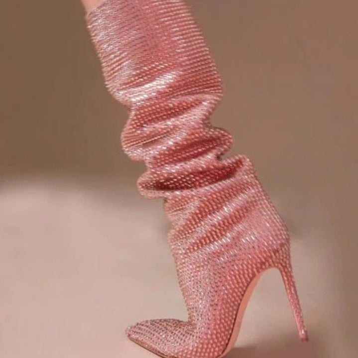 Bota Feminina LuxeGlam Shine