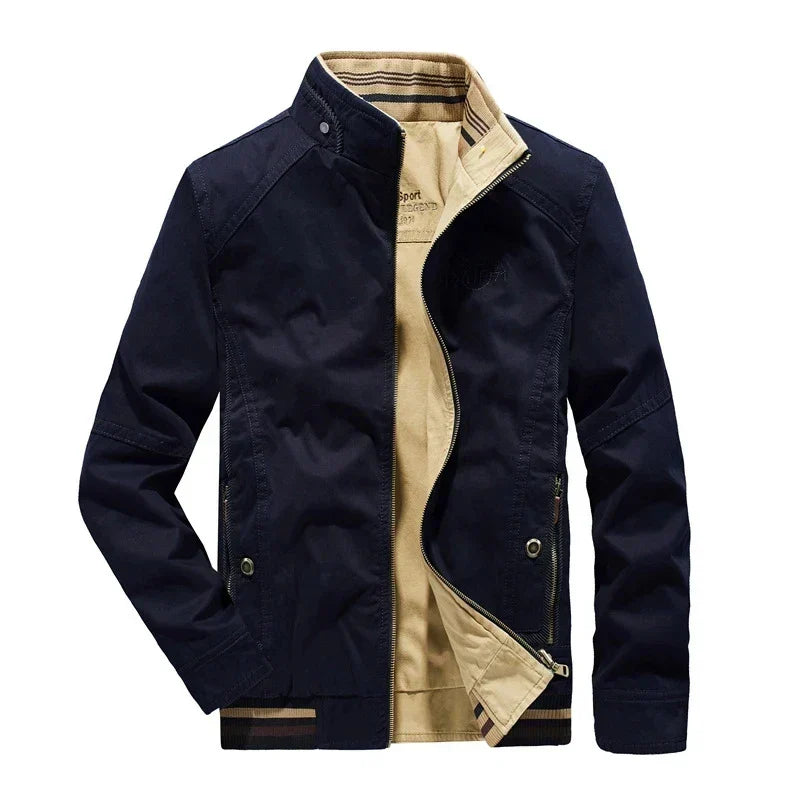 Casaco Masculino Militar Reversível de Algodão - (Promoção de Inverno 2026)
