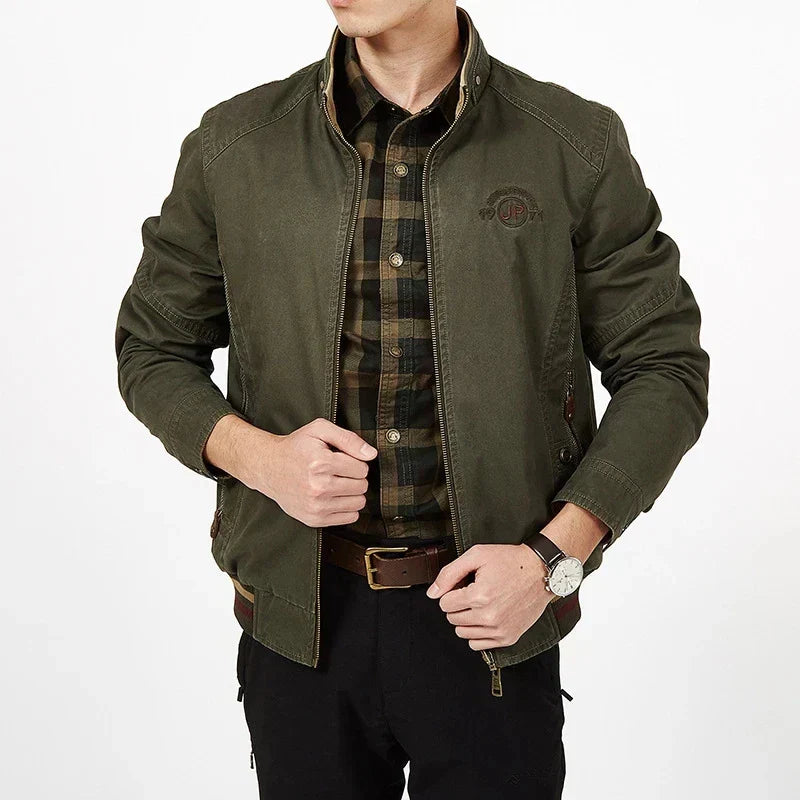 Casaco Masculino Militar Reversível de Algodão - (Promoção de Inverno 2026)