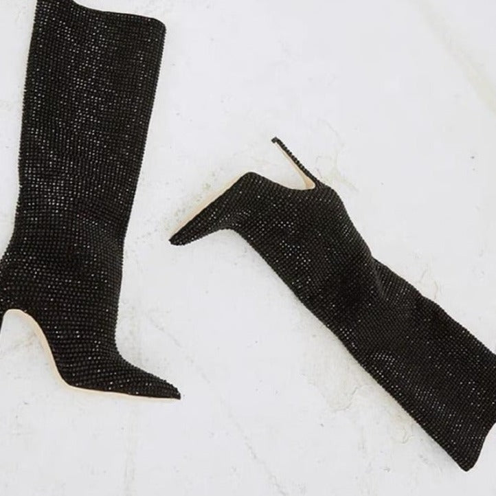 Bota Feminina LuxeGlam Shine