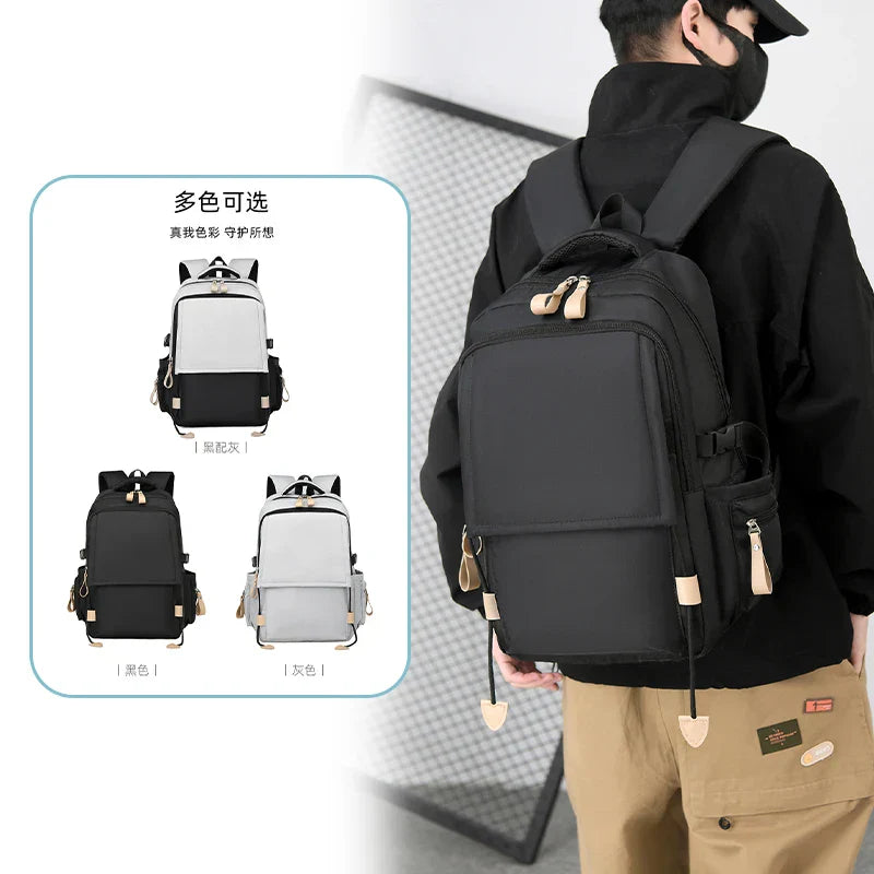 Mochila Executiva para Notebook com Alças Ajustáveis e Múltiplos Compartimentos — Ideal para Viagem e Estudos