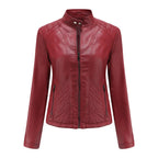 Jaqueta Feminina Estilo Biker com Zíper Luxy - (Promoção de Inverno 2026)
