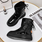 Bota Glacial All-Terrain com Detalhes em Couro