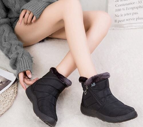 AnneBe - Bota Confort Flex Aveludada Inverno