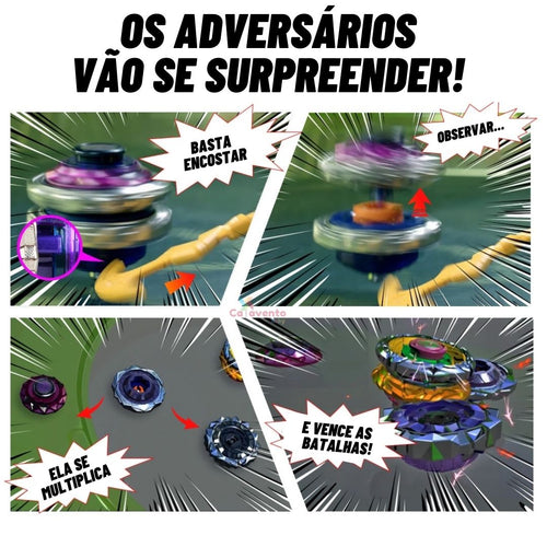 Beyblade Raro - Série 2 em 1 - Se Torne o Maior Campeão!