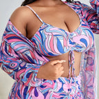 Biquíni Plus Size + Saída de Praia Magiara