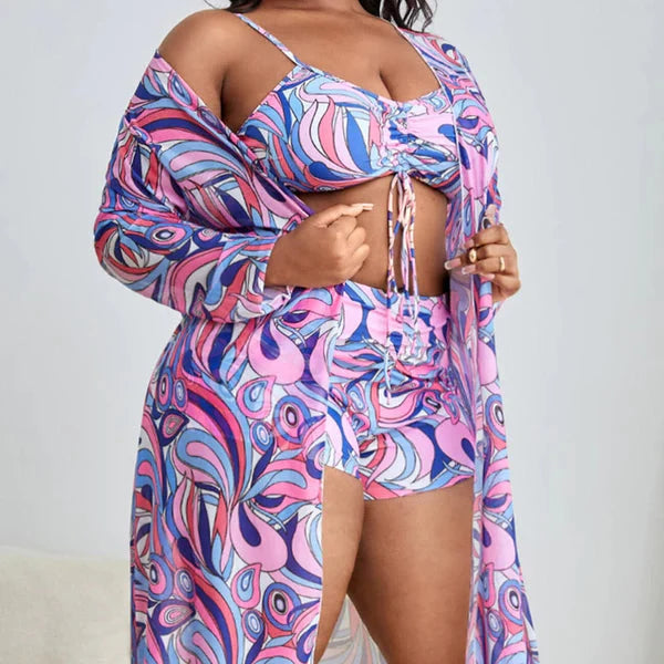Biquíni Plus Size + Saída de Praia Magiara