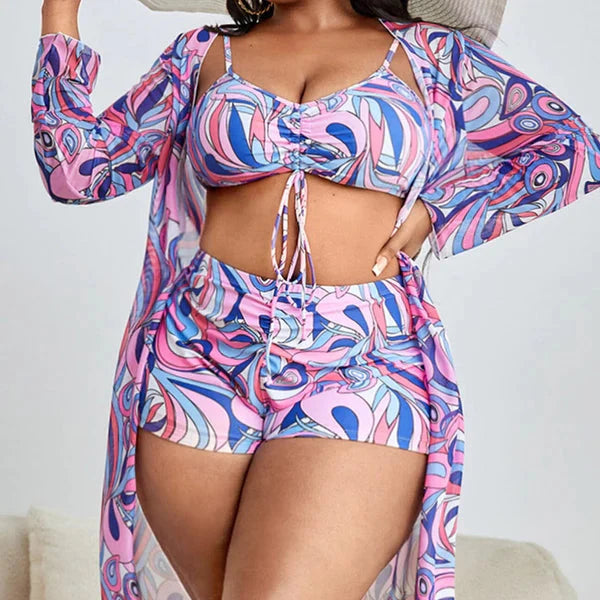 Biquíni Plus Size + Saída de Praia Magiara