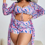 Biquíni Plus Size + Saída de Praia Magiara