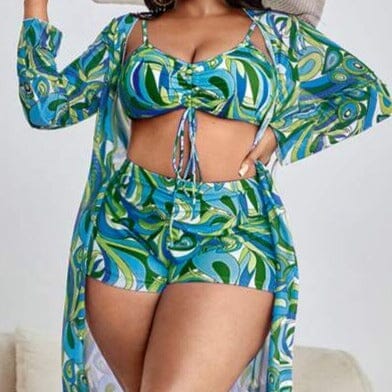 Biquíni Plus Size + Saída de Praia Magiara