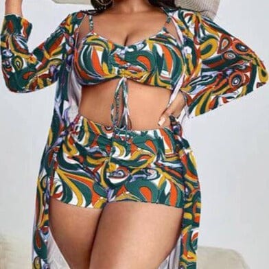 Biquíni Plus Size + Saída de Praia Magiara