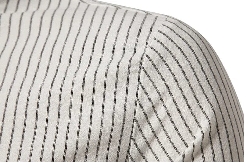 Camisa Masculina Gola Padre 100% Algodão