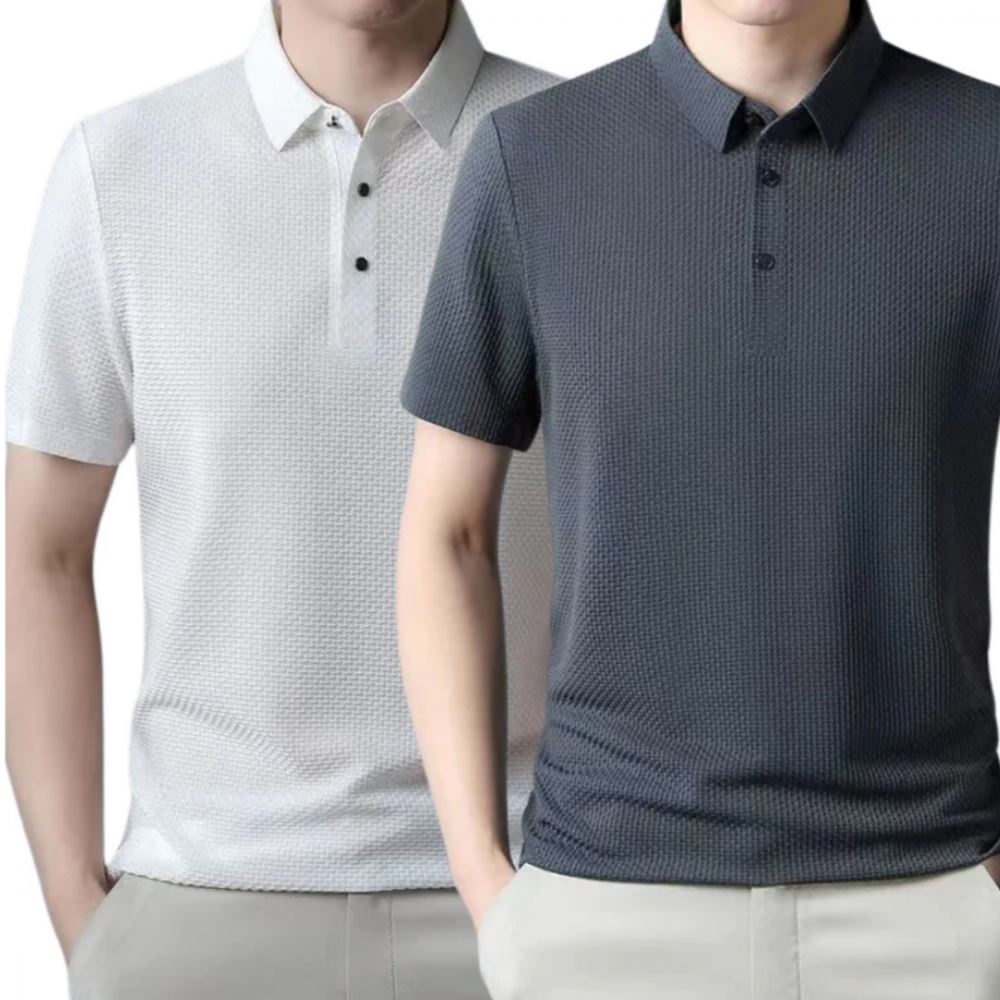 Camisa Polo Brisa Seda Gelo - [Pague 1 Leve 2]