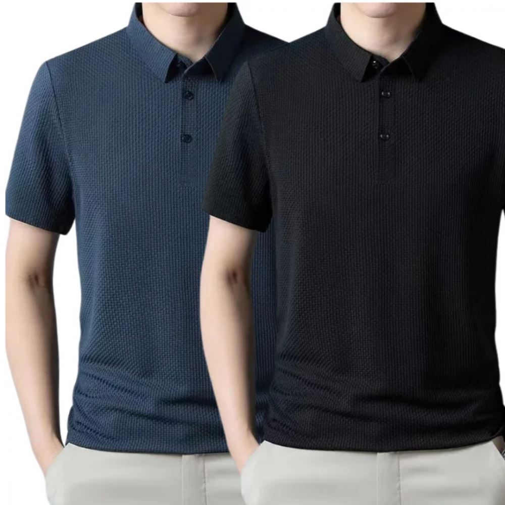 Camisa Polo Brisa Seda Gelo - [Pague 1 Leve 2]