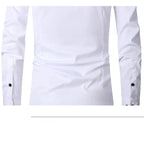 Camisa Social Masculina Elástica Slim Fit