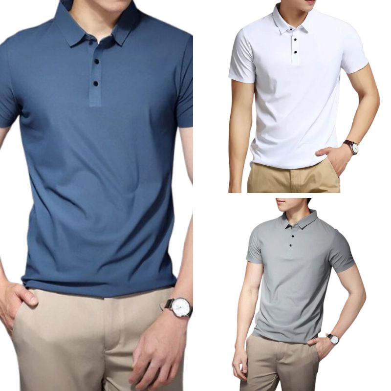 Camiseta Masculina Premium ComfortDry – Anti-Amassado, Anti-Odor e Ultra Confortável