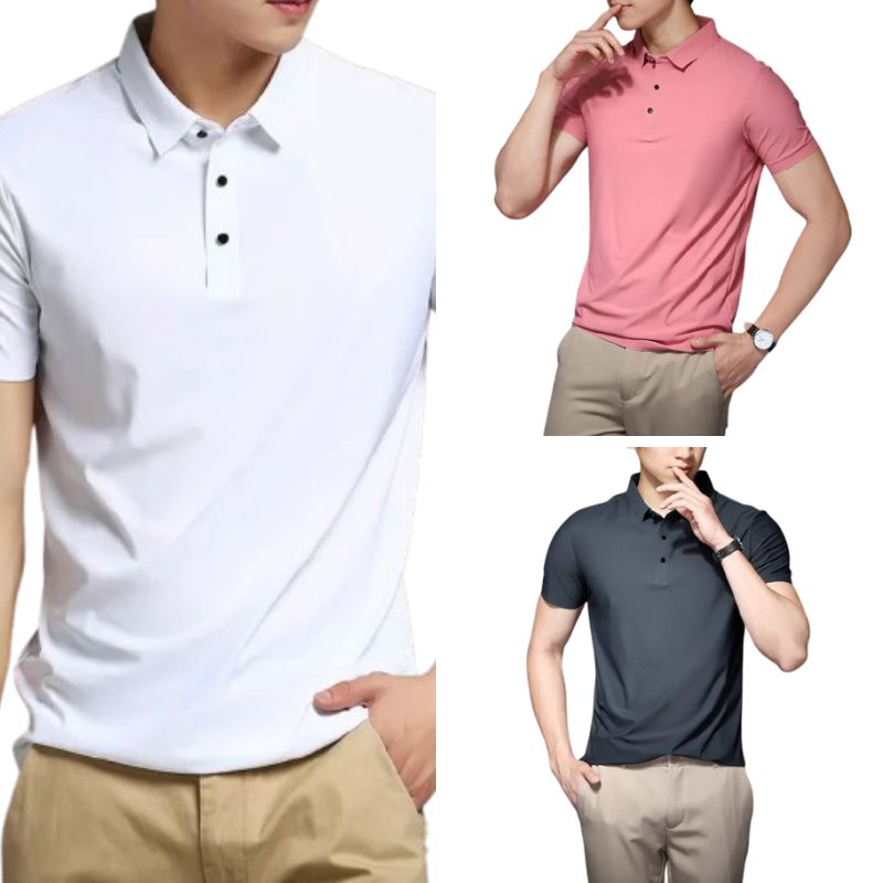 Camiseta Masculina Premium ComfortDry – Anti-Amassado, Anti-Odor e Ultra Confortável