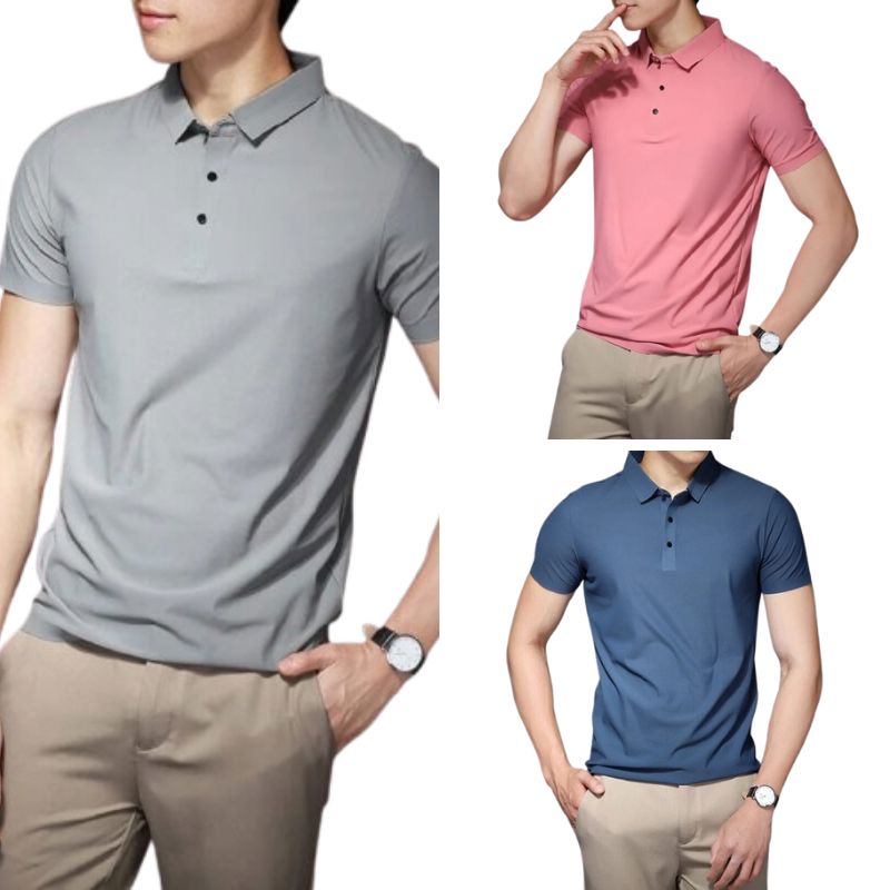 Camiseta Masculina Premium ComfortDry – Anti-Amassado, Anti-Odor e Ultra Confortável