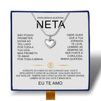 Colar Amor Eterno com Pérola – Presente para Neta