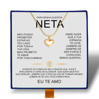 Colar Amor Eterno com Pérola – Presente para Neta