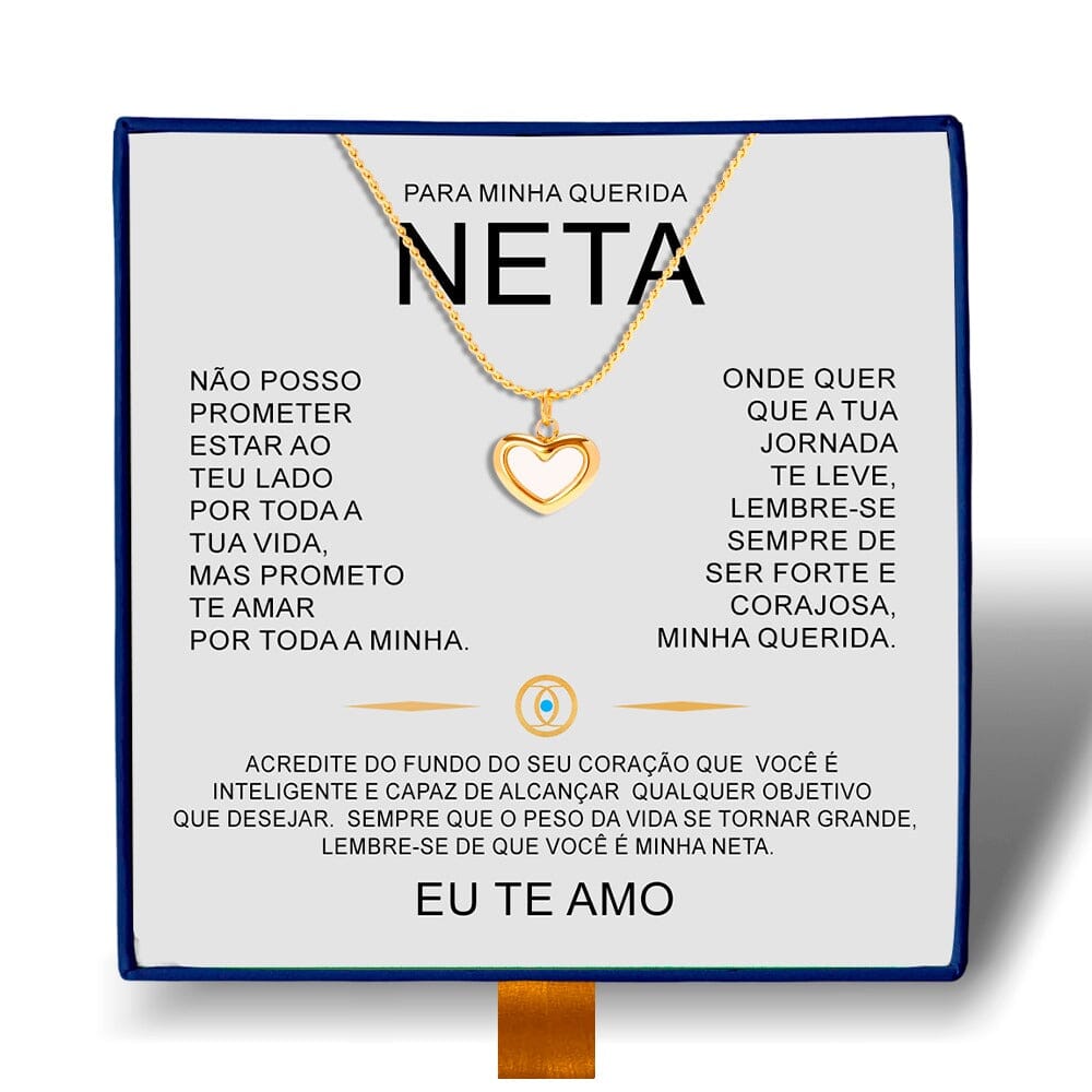 Colar Amor Eterno com Pérola – Presente para Neta