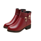Bota de Couro Inverno Forrada Marie