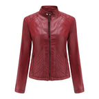 Jaqueta Feminina Estilo Biker com Zíper Luxy - (Promoção de Inverno 2026)