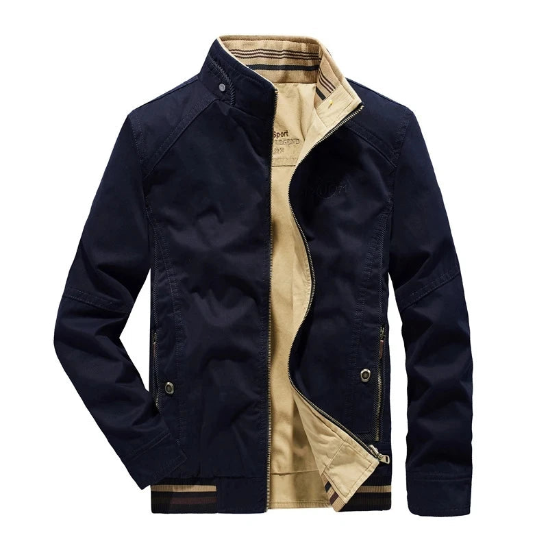 Casaco Masculino Militar Reversível de Algodão - (Promoção de Inverno 2026)