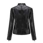 Jaqueta Feminina Estilo Biker com Zíper Luxy - (Promoção de Inverno 2026)